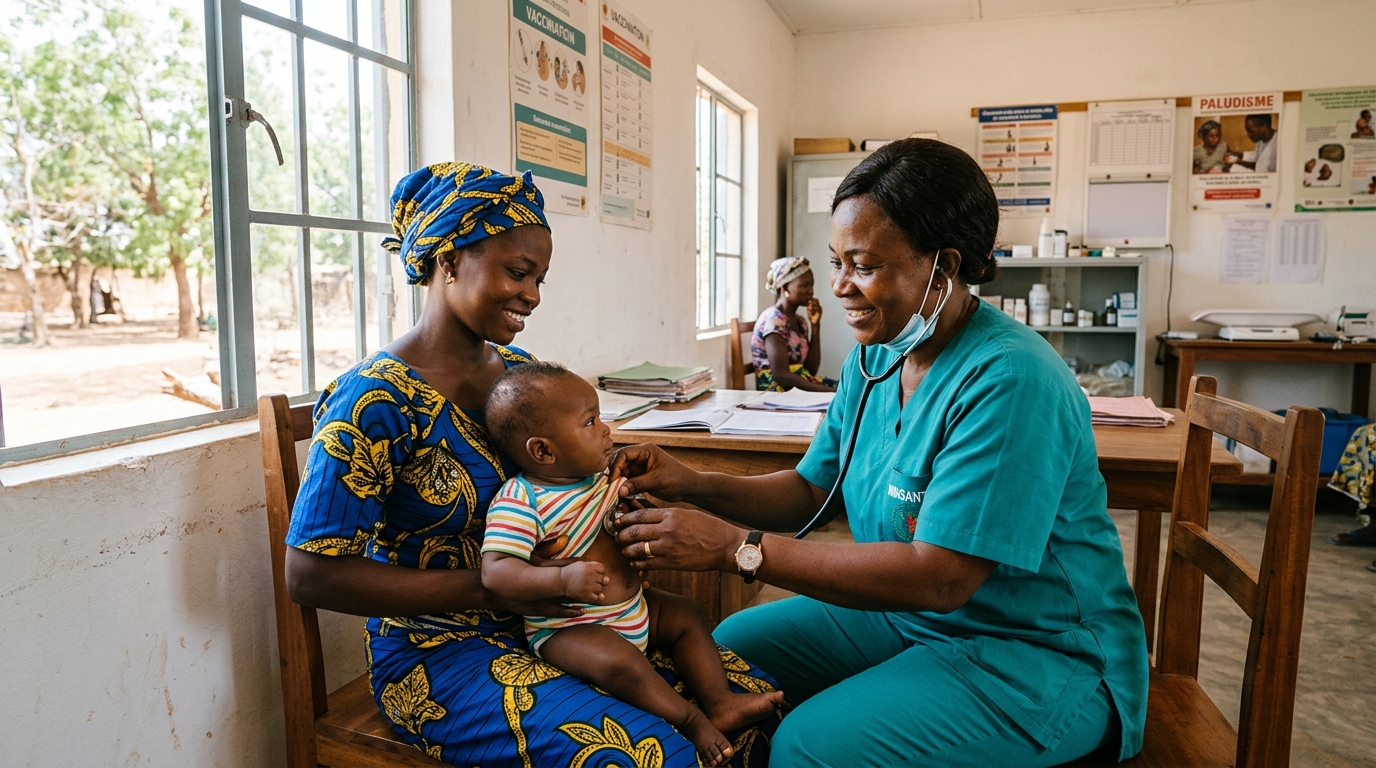Primary healthcare consultation in northern Cameroon