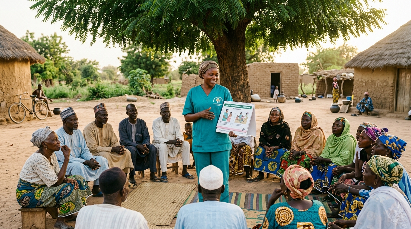 Community health dialogue in northern Cameroon